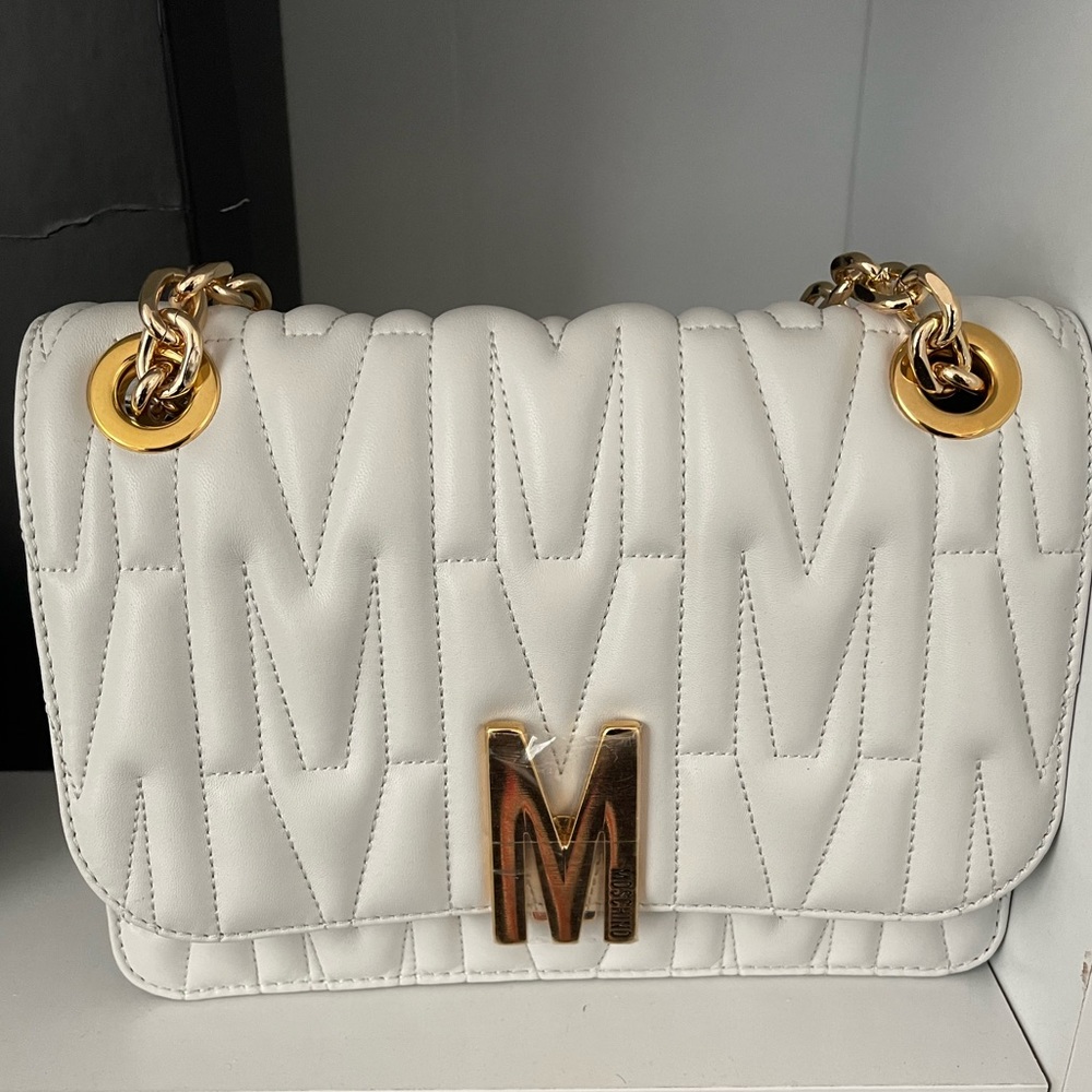 Moschino white bag